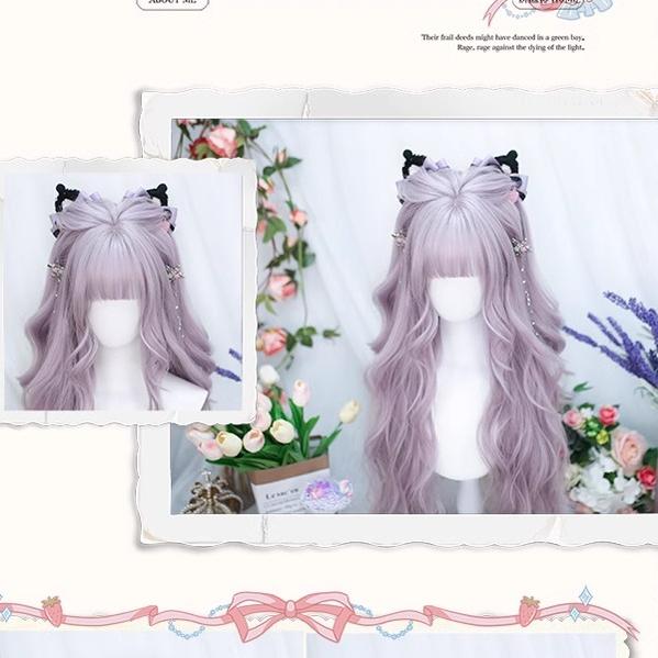 Dalao Home - Poi Balls - Sweet Lolita Wig Long Curly Purple Wigs