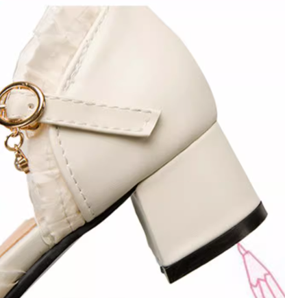 Yana - Sweet Lolita Shoes Round Toe Students Chunky Heel