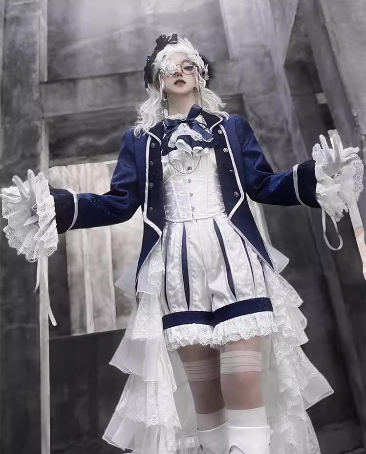 CastleToo - Coffin of Pilgrimage - Medieval European Ouji Lolita Shirt & Pants Suit