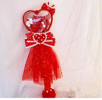 Sweetheart Endless - Sweet Lolita Fairy Wand Handmade Multicolor Heart Shaped