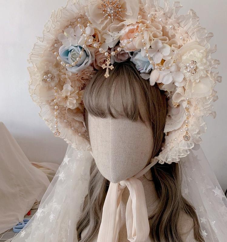 Cat Fairy - Gorgeous Lolita Tea Party Necklace, High Heels Shoes and BNT Hat