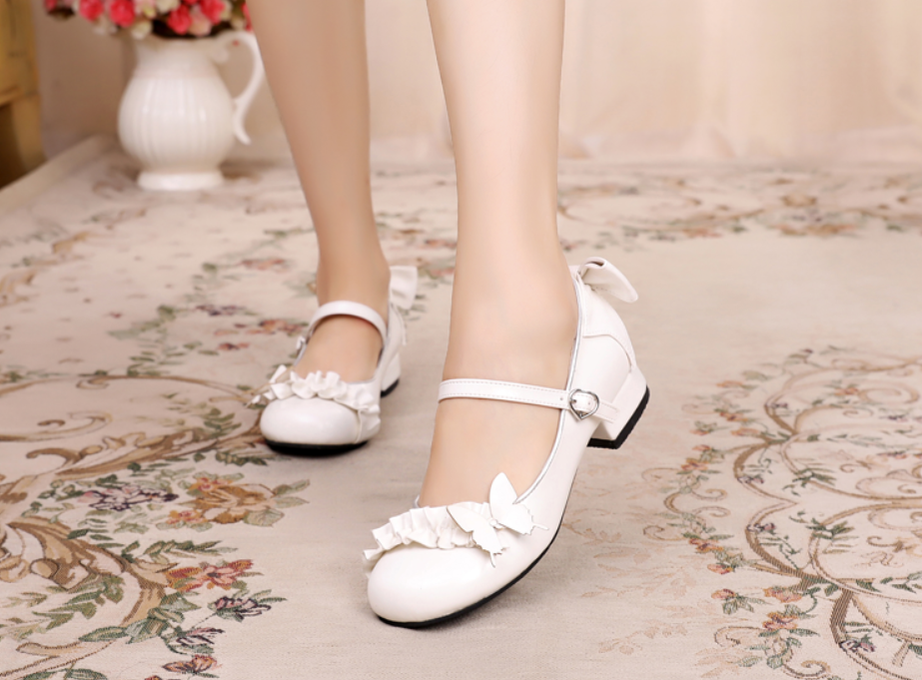 Sosic - Stand Still and Don't Fly - Daily Sweet Lolita Round Toe Handmade Shoes