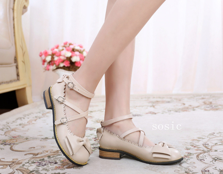 Sosic - Sweet Lolita Low Heel Shoes Multicolors