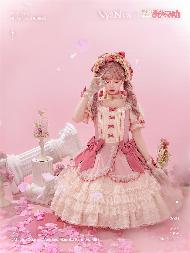NyaNya - IP Collab Dreamy Memories Themed Lolita OP Dress