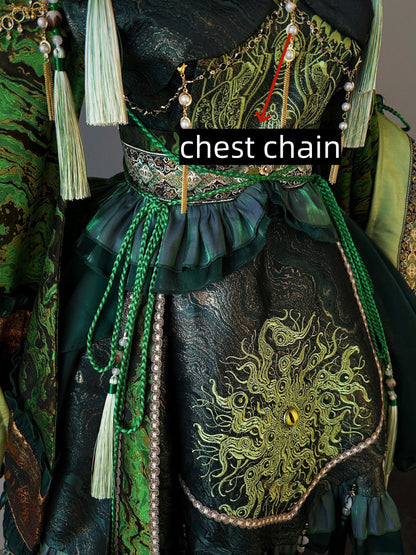 Your Highness - Baimu Ji - Gothic Lolita Dress Chinese Style OP with Terror Element