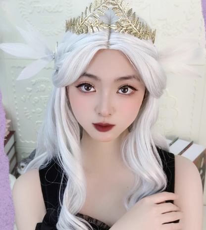 RainbowMe - Elegant Lolita Long Curly Wig Multicolor