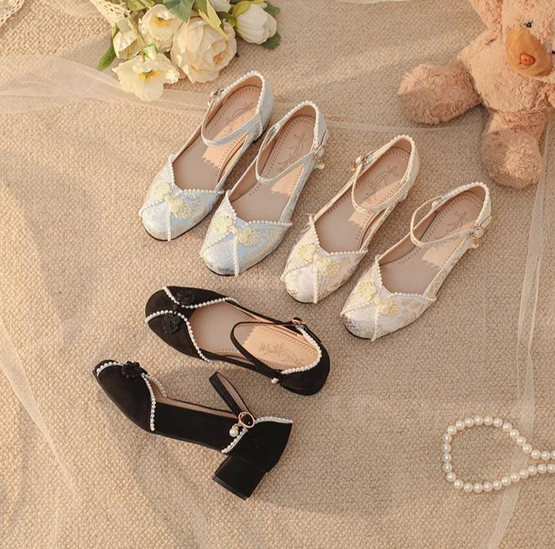 Yana - Huaiyu Yana - Chinese Style Han Lolita Shoes Lolita Chunky Heel Shoes