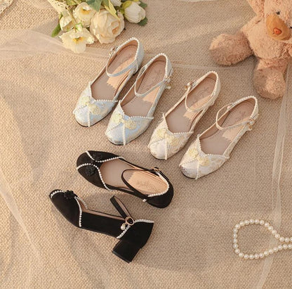 Yana - Huaiyu Yana - Chinese Style Han Lolita Shoes Lolita Chunky Heel Shoes