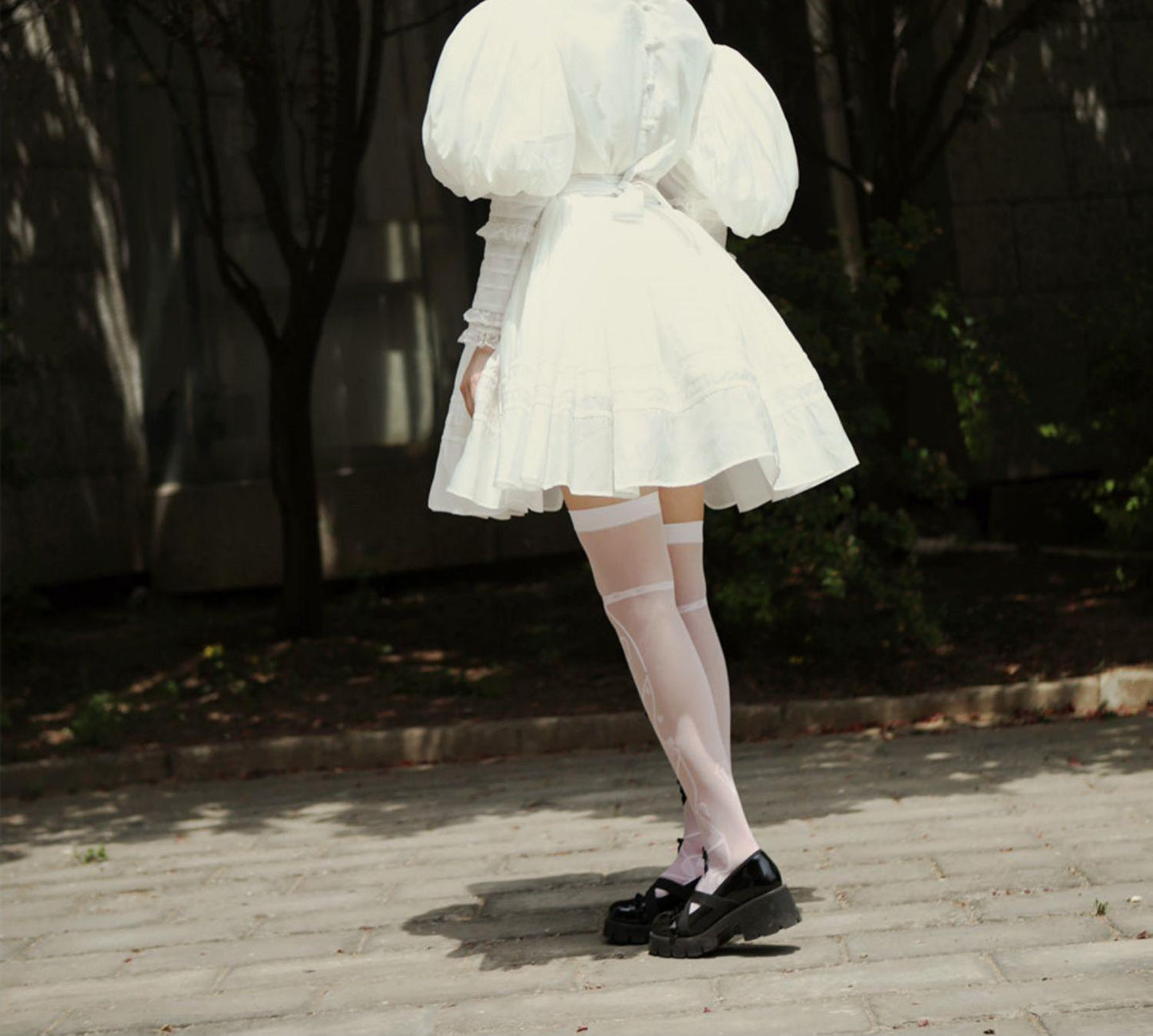 Lace Garden - Cool Summer - Vintage Lolita Victorian Shirt