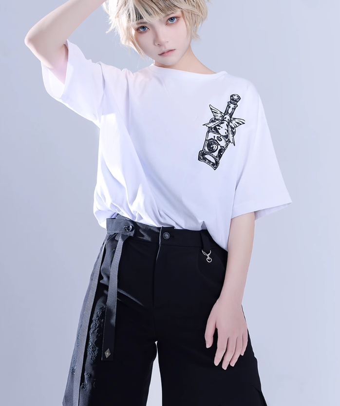 Princess Chronicles - Ouji Lolita White Short Sleeve Shirt