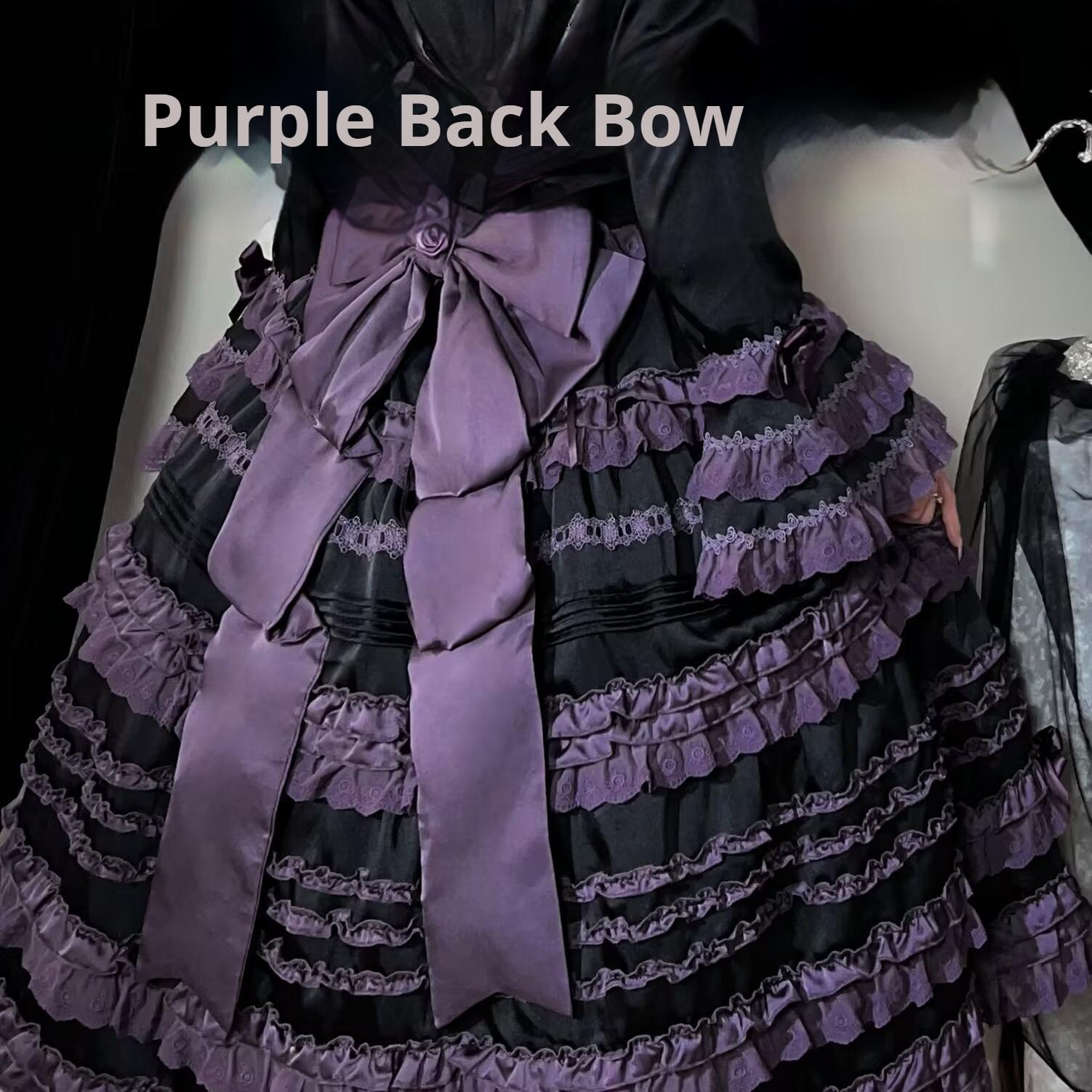 Uncle's Workshop - Stacked - Lolita Accessory Set Hairband Bow Trailing Brooch Choker