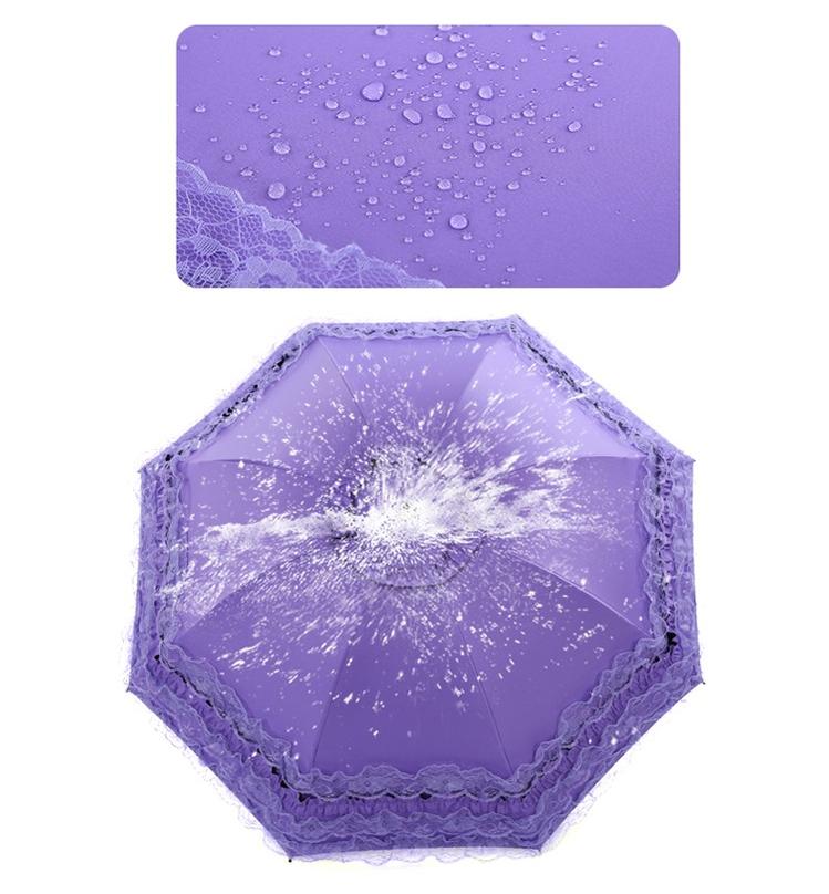 Qiteng - Daily Lolita Lace Princess Sunshade Parasol