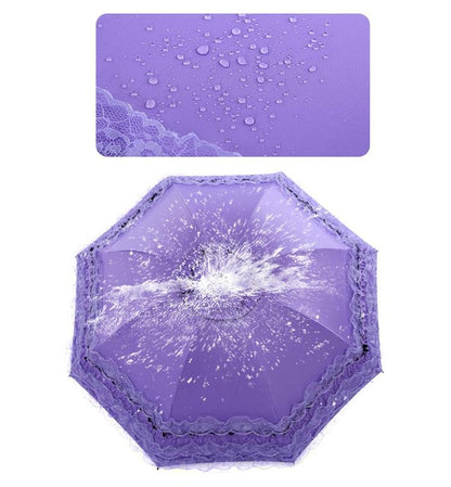 Qiteng - Daily Lolita Lace Princess Sunshade Parasol