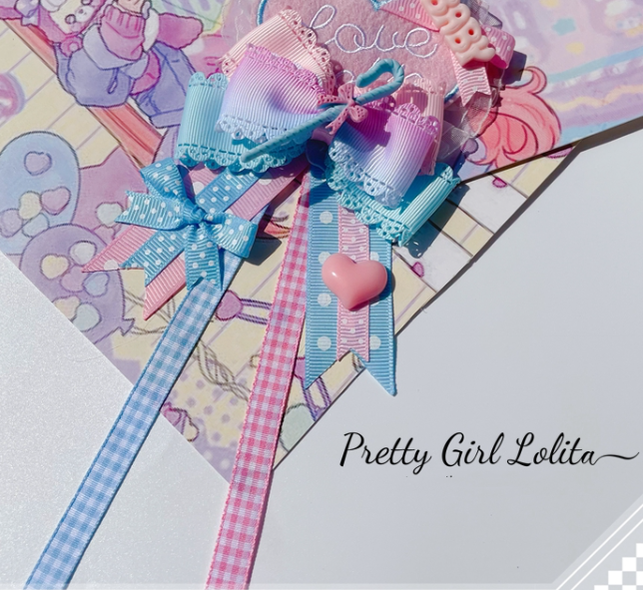 Pretty Girl Lolita - Sweet Lolita Pink-blue Accessories