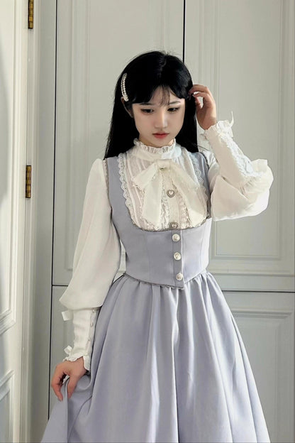 Sweet Wood - Margaret - Plus Size Lolita Dress Suit Solid JSK