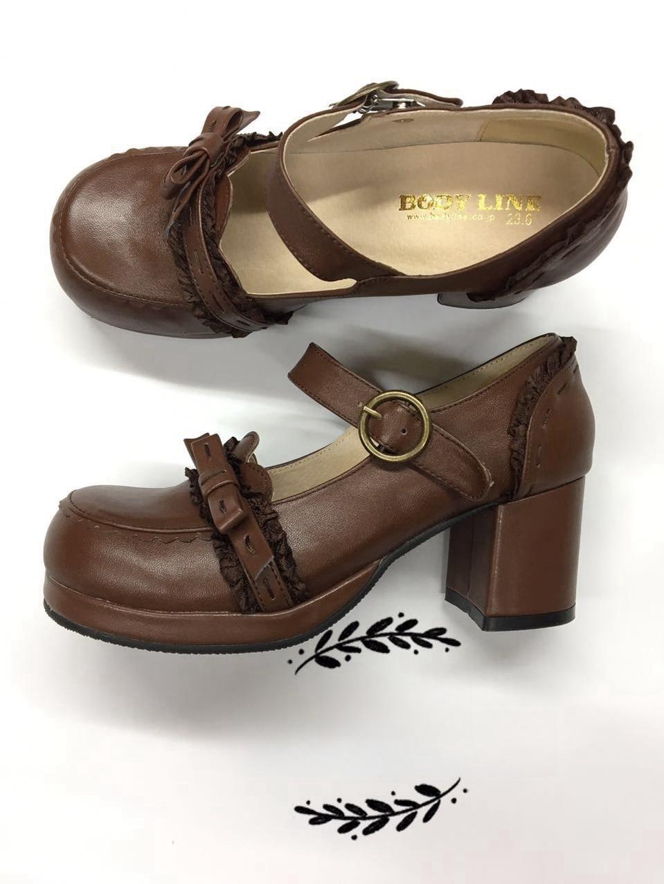 The Seventh Sense - Bow Lace Customized Lolita Shoes