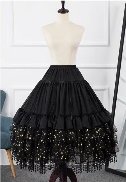 Manyiluo - Starry Dream River - Wedding Lolita Violent Adjustable Fishbone Bustle