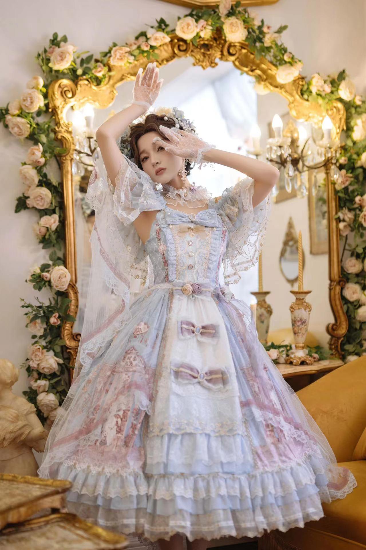 Garden Cat - Gorgeous Lolita JSK Dress Wedding Lolita Dress