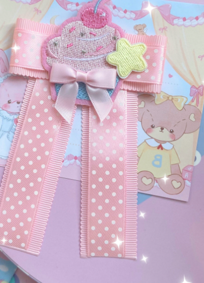 Bear Doll - 1000SE - Lolita Sweet Corsage Hair Clip Pin Accessories