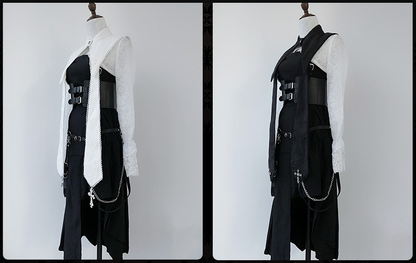 Your Highness - Nun Lolita Gothic OP Dress Full Set