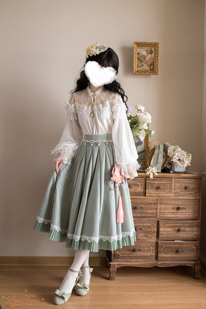 Sentaro - Canneles Elegant Classic High Waist Lolita Skirt
