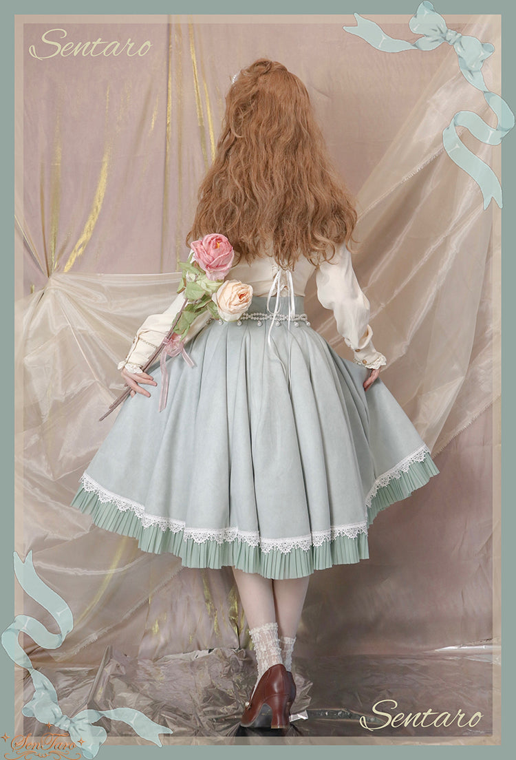 Sentaro - Canneles Elegant Classic High Waist Lolita Skirt