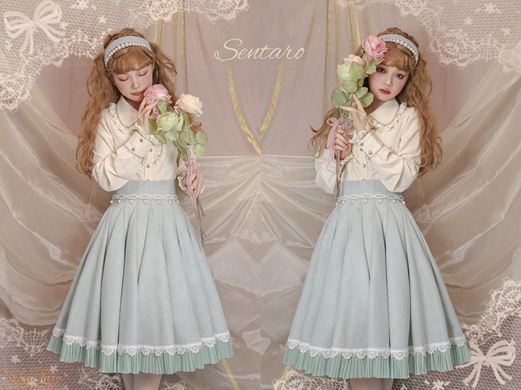 Sentaro - Canneles Elegant Classic High Waist Lolita Skirt
