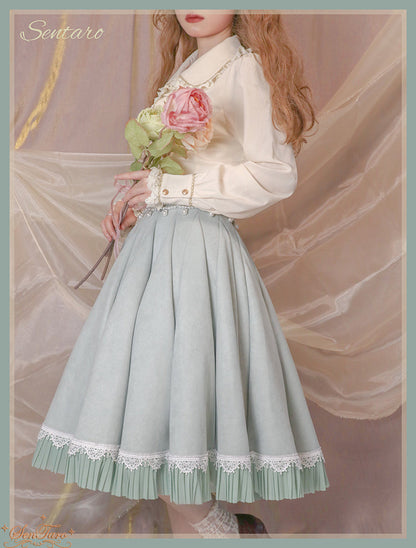 Sentaro - Canneles Elegant Classic High Waist Lolita Skirt