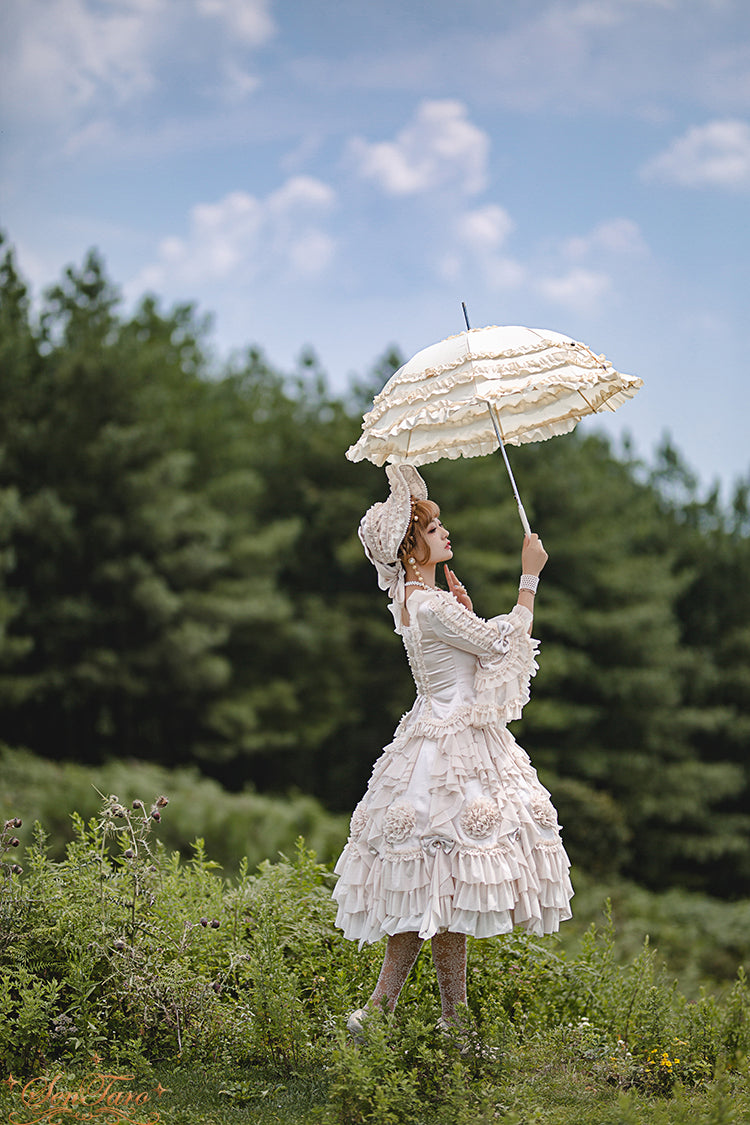 Sentaro - Snow Ear - Rococo Lolita OP Tea Party Dress