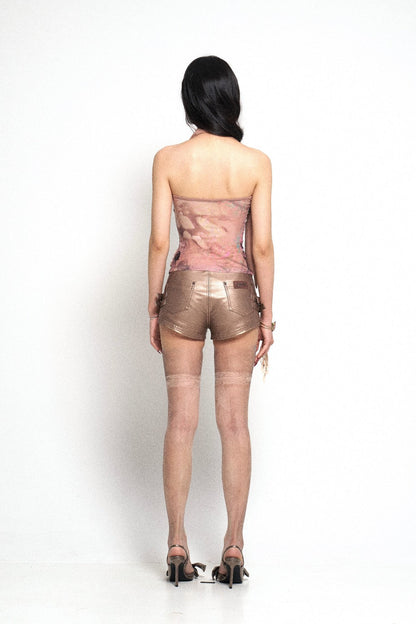 Floral Scarf Halter Top