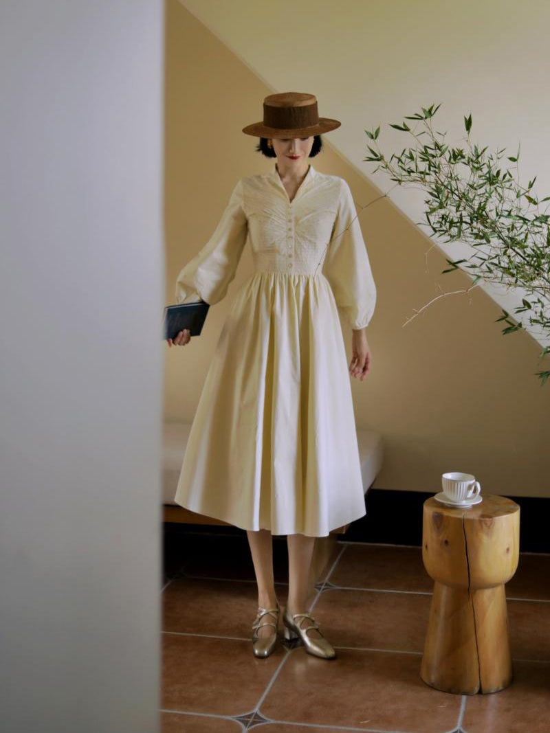 Ivory Lady Hepburn Dress