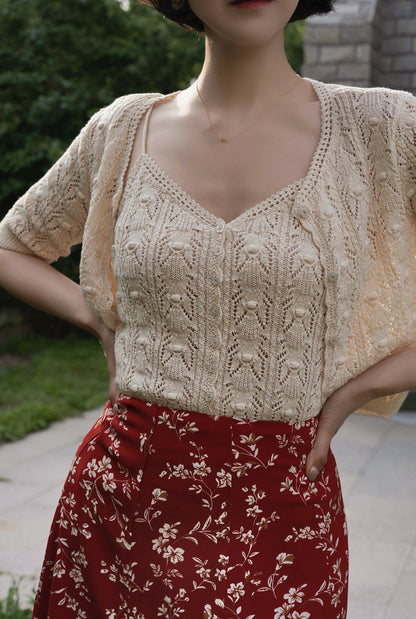 summer knit cardigan