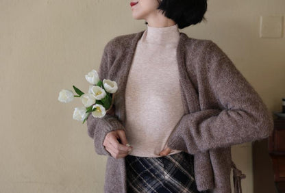 Lady Wool Knit Cardigan