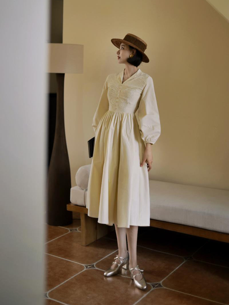 Ivory Lady Hepburn Dress