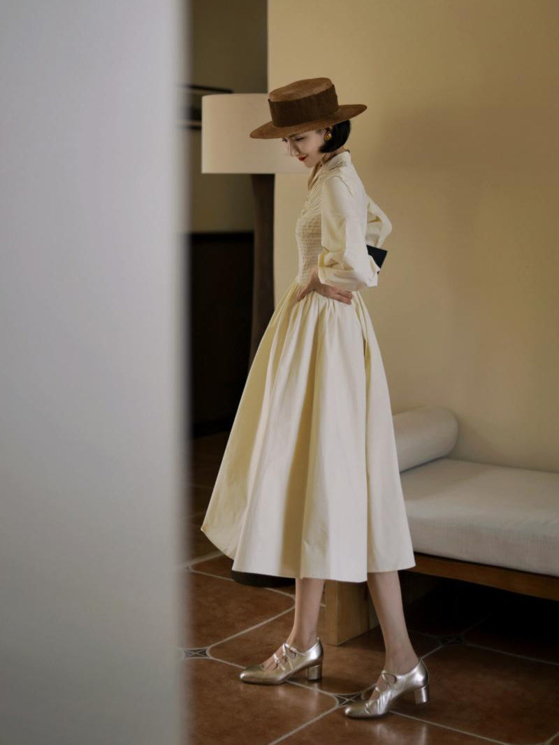 Ivory Lady Hepburn Dress