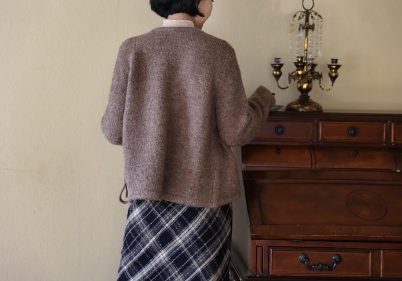 Lady Wool Knit Cardigan