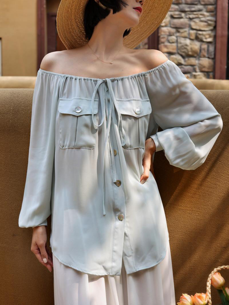 Celadon Lady Vintage Blouse