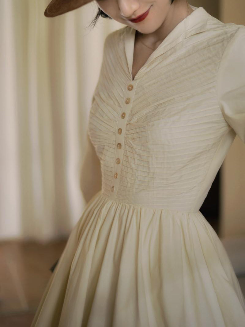 Ivory Lady Hepburn Dress