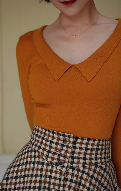 British plaid hepburn skirt