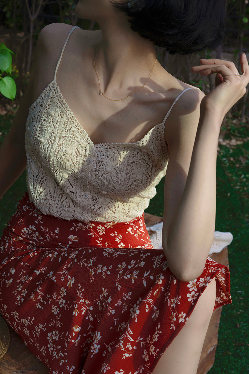 summer knit camisole