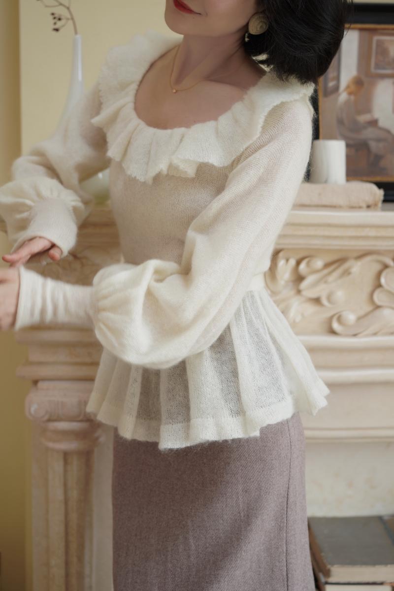 Western Queen's Mohair Knit Top