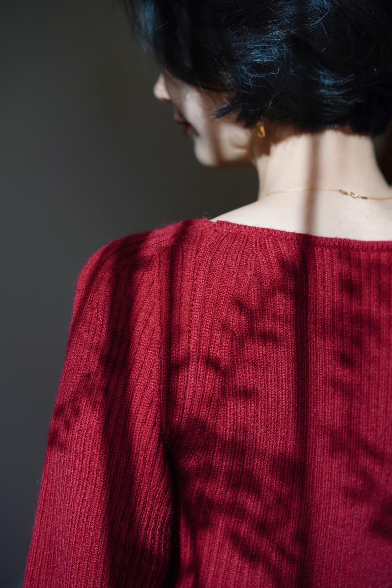 Crimson Lady Knit Dress