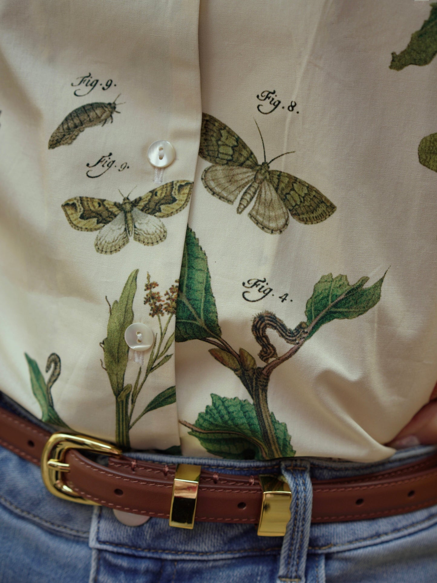 Insect Encyclopedia Retro Blouse