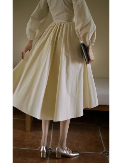 Ivory Lady Hepburn Dress