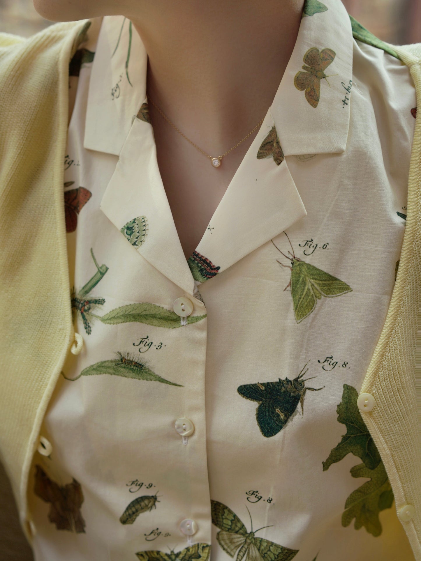 Insect Encyclopedia Retro Blouse