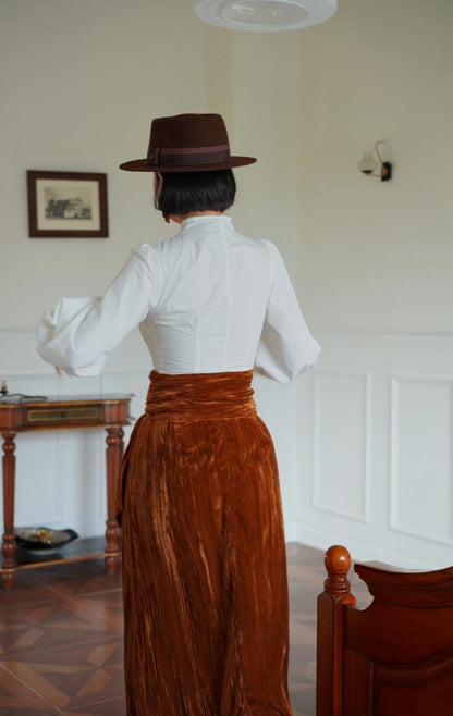 Scarlet Lady Velvet Jumper Skirt