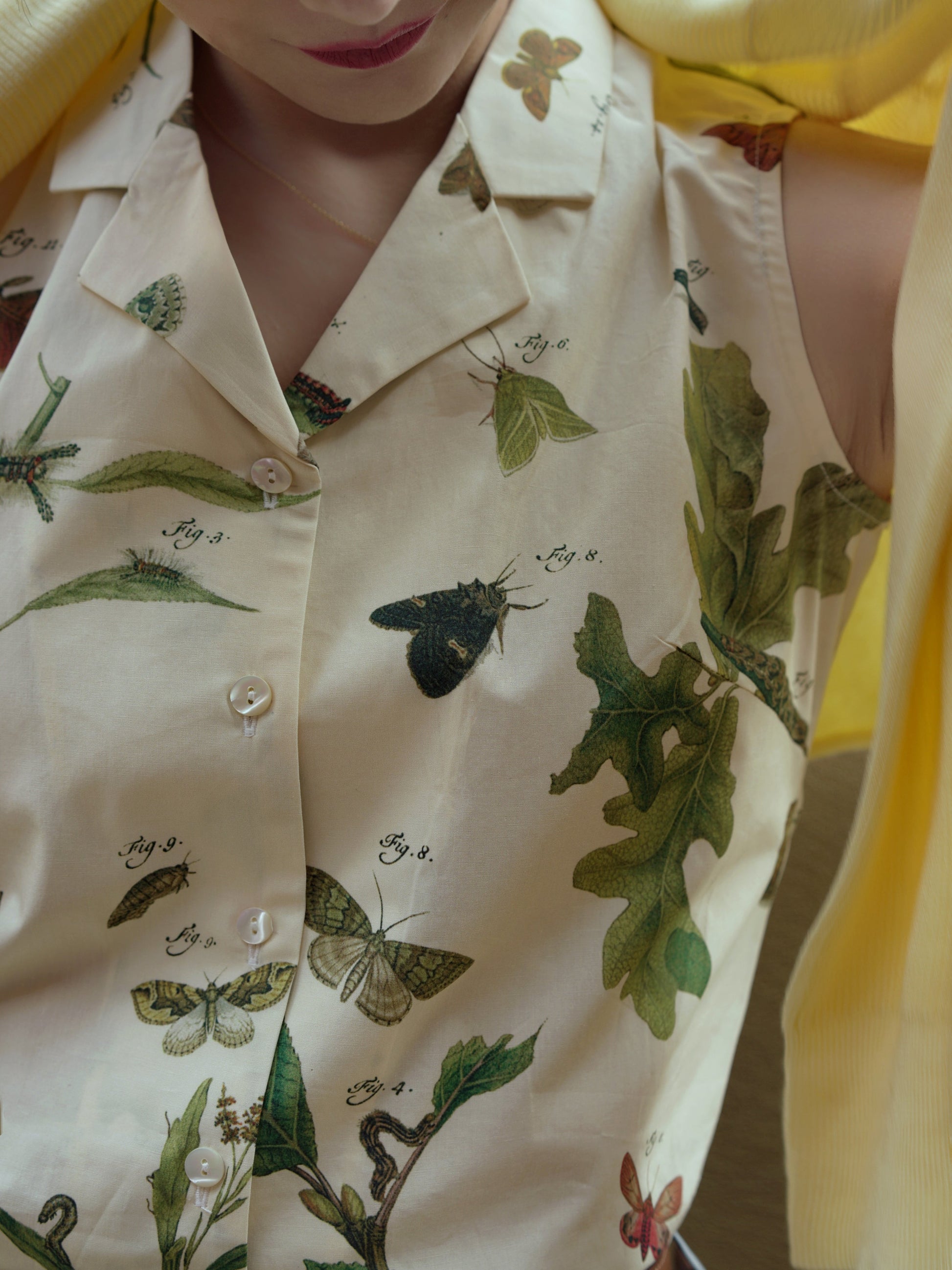 Insect Encyclopedia Retro Blouse