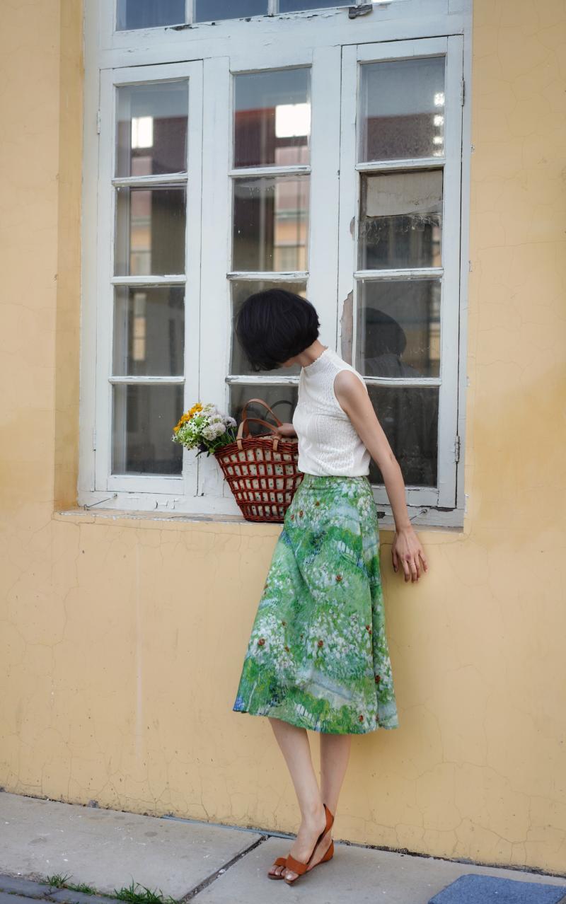 water lily lace sleeveless tank top