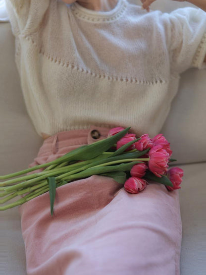 pink lady corduroy skirt