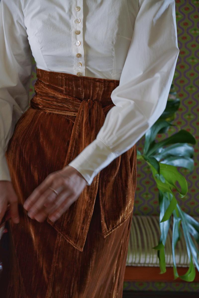 Scarlet Lady Velvet Jumper Skirt